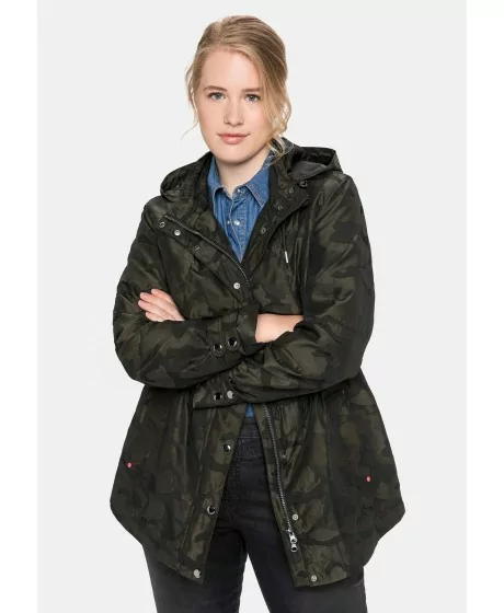 Ūdensnecaurlaidīga Sheego jaka ar kapuci Sheego - 1