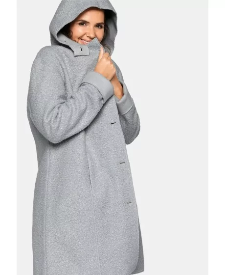 Sheego mētelis bez oderējuma no cirtaina bouclé auduma Sheego - 2