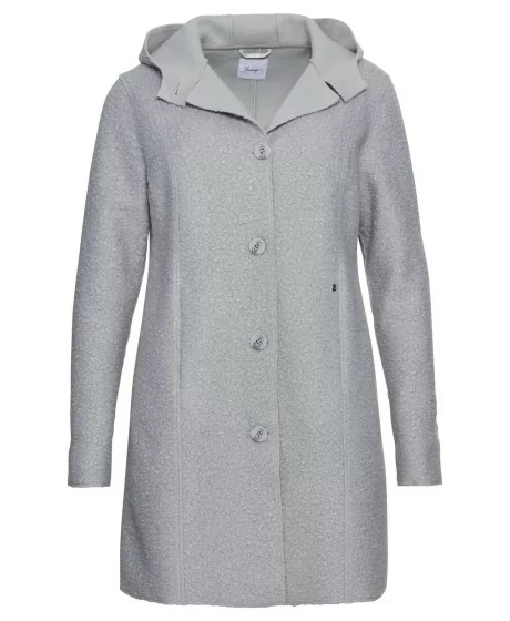 Sheego mētelis bez oderējuma no cirtaina bouclé auduma Sheego - 5