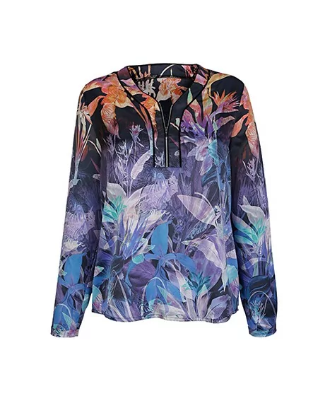 Mona blūze ar garām piedurknēm