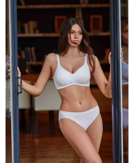 Selene kokvilnas krūšturis BLANCA