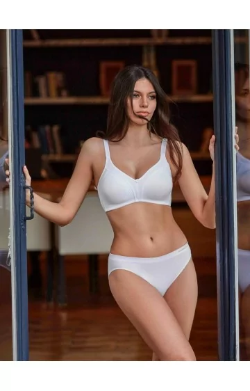 Selene kokvilnas krūšturis BLANCA