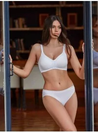 Selene kokvilnas krūšturis BLANCA