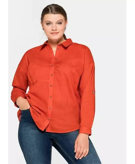 Spilgta kokvilnas blūze Sheego