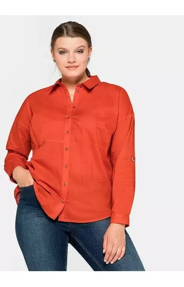 Spilgta kokvilnas blūze Sheego