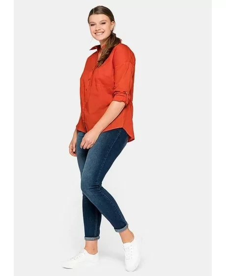 Spilgta kokvilnas blūze Sheego