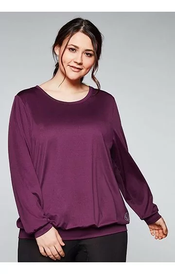 Svētku blūze Sheego ar garām piedurknēm