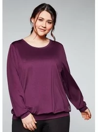 Svētku blūze Sheego ar garām piedurknēm