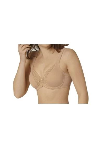 Triumph Modern Lace+Cotton liemenėlė su lankeliais