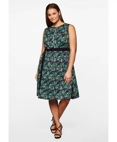 Sheego kokvilnas kleita bez piedurknēm