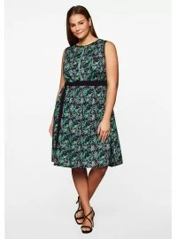 Sheego kokvilnas kleita bez piedurknēm