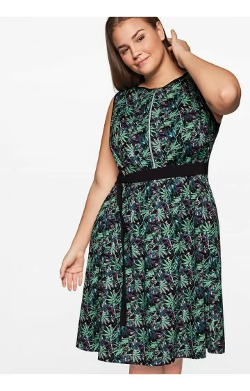 Sheego kokvilnas kleita bez piedurknēm