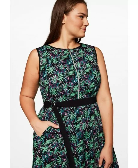 Sheego kokvilnas kleita bez piedurknēm