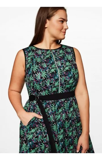 Sheego kokvilnas kleita bez piedurknēm