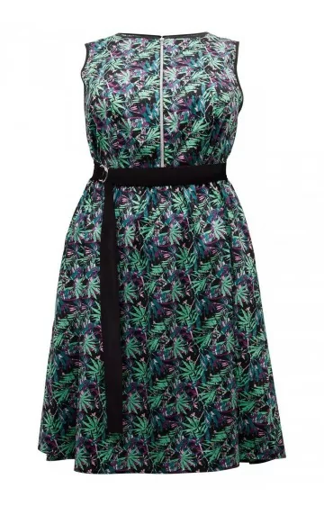 Sheego kokvilnas kleita bez piedurknēm