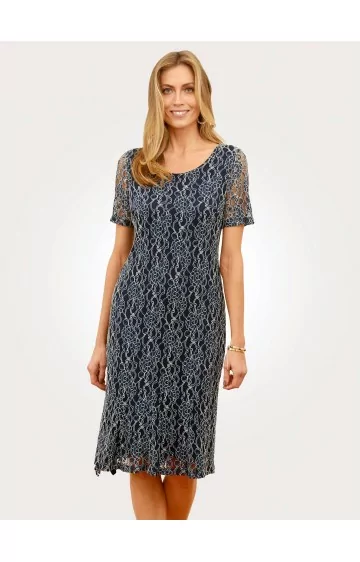 Eleganta MONA mežģīņu kleita ar oderējumu