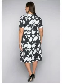 Sheego medvilnės suknelė su kūną formuojančiu apatiniu Sheego - 5