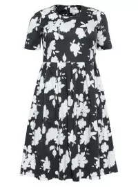 Sheego medvilnės suknelė su kūną formuojančiu apatiniu Sheego - 6