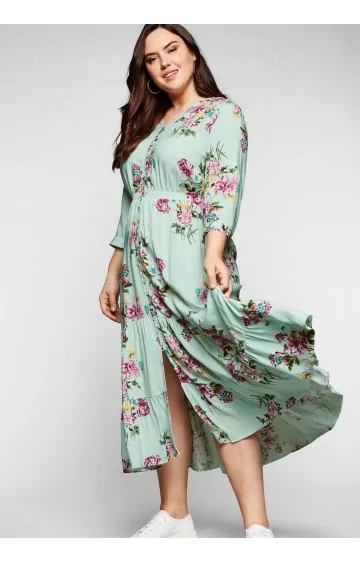 Sheego by Joe Browns romantiska viskozes kleita Sheego - 1