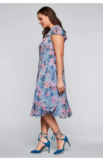 Joe Browns šifona kleita ar ziediem Sheego - 2