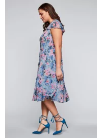 Joe Browns šifona kleita ar ziediem Sheego - 2