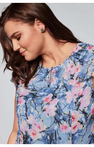 Joe Browns šifona kleita ar ziediem Sheego - 5