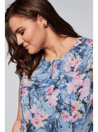 Joe Browns šifona kleita ar ziediem Sheego - 5