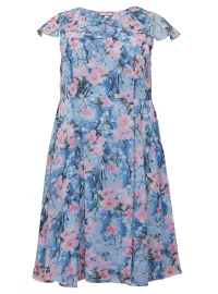 Joe Browns šifona kleita ar ziediem Sheego - 6