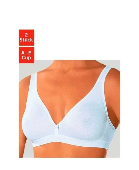 2-in-1 Petite Fleur kokvilnas krūšturi - 1