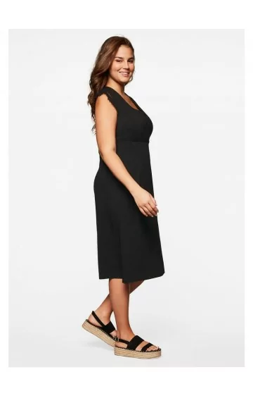 Sheego Džersija kleita ar mežģīņu ielaidumiem Sheego - 2