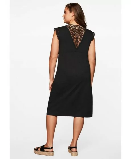 Sheego Džersija kleita ar mežģīņu ielaidumiem Sheego - 3