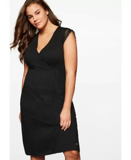 Sheego Džersija kleita ar mežģīņu ielaidumiem Sheego - 5