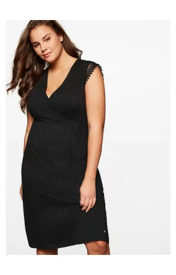 Sheego Džersija kleita ar mežģīņu ielaidumiem Sheego - 5