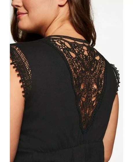 Sheego Džersija kleita ar mežģīņu ielaidumiem Sheego - 4