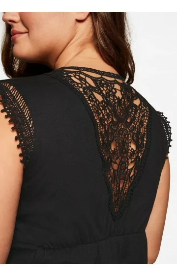 Sheego Džersija kleita ar mežģīņu ielaidumiem Sheego - 4