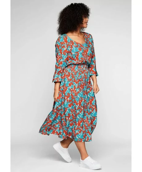 Sheego viskozes kleita ar grafisku rakstu Sheego - 1