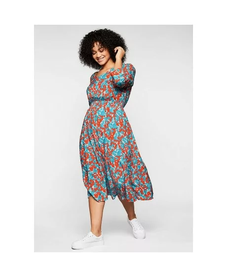 Drosmīga Sheego viskozes kleita ar grafisku rakstu Sheego - 3