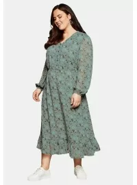 Sheego Šifona kleita ar oderējumu Sheego - 1