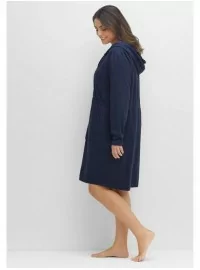 Mājīgs Sheego halāts ar divpusēju rāvējslēdzēju