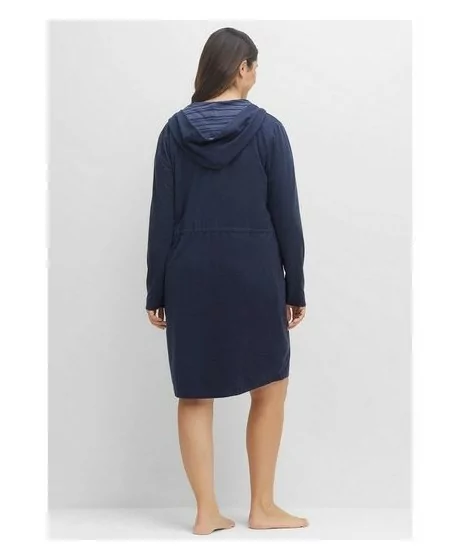 Mājīgs Sheego halāts ar divpusēju rāvējslēdzēju