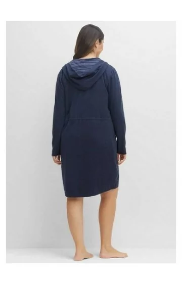 Mājīgs Sheego halāts ar divpusēju rāvējslēdzēju