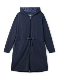 Mājīgs Sheego halāts ar divpusēju rāvējslēdzēju