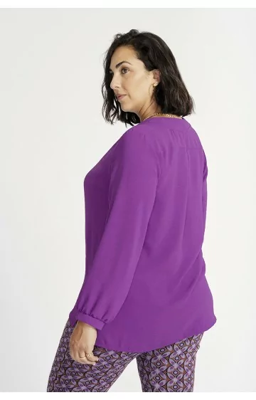 SPG WOMAN Vienkrāsaina blūze ar garām piedurknēm SPG WOMAN - 2