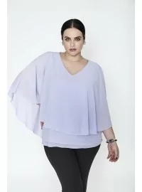 Daudzslāņaina SPG WOMAN šifona blūze SPG WOMAN - 1