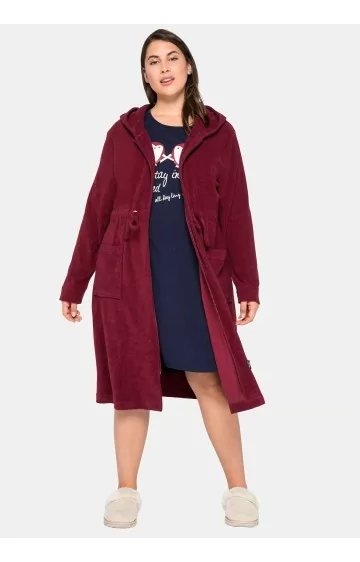 Sheego frotē halāts ar kapuci