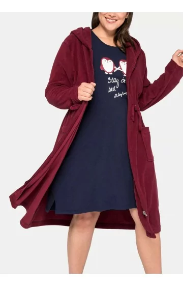 Sheego frotē halāts ar kapuci