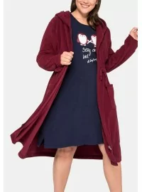 Sheego frotē halāts ar kapuci