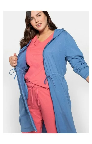 Sheego frotē halāts ar kapuci