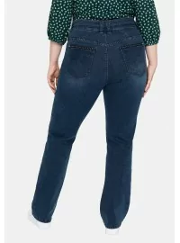 Taisna piegriezuma džinsi ar augstu jostasvietu Sheego