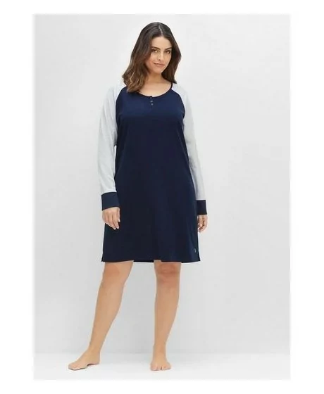 Sheego naktskrekls ar garām piedurknēm